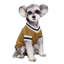 College V-neck Pet Sweater for Small Medium Dogs Cats College V-neck Pet Sweater for Small Medium Dogs Cats