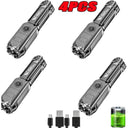 Lumen Tactical Flashlight USB Rechargeable LED Torch Adventure Lumen Tactical Flashlight USB Rechargeable LED Torch Adventure