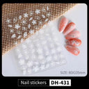 3D Sakura Blossom Nail Art Stickers for Elegant Designs 3D Sakura Blossom Nail Art Stickers for Elegant Designs
