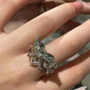 Vintage Silver Adjustable Branch Rings For Stylish Parties Vintage Silver Adjustable Branch Rings For Stylish Parties