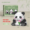 Panda Building Blocks Creative DIY Toy for Kids Fun Set Panda Building Blocks Creative DIY Toy for Kids Fun Set
