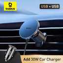 Baseus 15W Magnetic Wireless Car Charger Holder Fast Charge Baseus 15W Magnetic Wireless Car Charger Holder Fast Charge