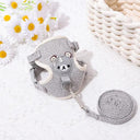 Cute Dog Chest Harness Leash: Stylish Small Pet Gear Cute Dog Chest Harness Leash: Stylish Small Pet Gear