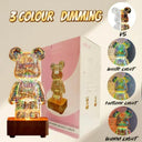 Fireworks Bear Lamp: Colorful 3D Night Light Decor Fireworks Bear Lamp: Colorful 3D Night Light Decor