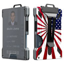Men's Slim Aluminum Wallet With RFID Blocking Money Clip Men's Slim Aluminum Wallet With RFID Blocking Money Clip
