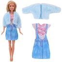 Barbie Doll Fashion Set Chic Coat and Dress for Dolls Barbie Doll Fashion Set Chic Coat and Dress for Dolls