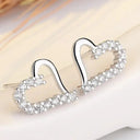 Starlight Elegance Sterling Silver Star Stud Earrings Zircon Starlight Elegance Sterling Silver Star Stud Earrings Zircon