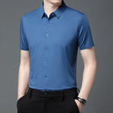 Men's Ultra Stretch Short Sleeve Shirt Business Casual Wear Men's Ultra Stretch Short Sleeve Shirt Business Casual Wear