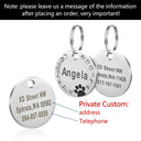 Personalized Stainless Steel Pet ID Tag for Dogs and Cats Personalized Stainless Steel Pet ID Tag for Dogs and Cats