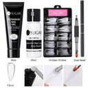 Glowing White Gel Nail Extension Kit for Beautiful Nails Glowing White Gel Nail Extension Kit for Beautiful Nails