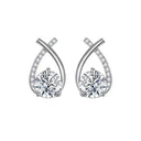 Starlight Elegance Sterling Silver Star Stud Earrings Zircon Starlight Elegance Sterling Silver Star Stud Earrings Zircon