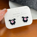 Kiss Jewelry Cute Monster Eyes Stud Earrings Trendy Kpop Fashion Gift Kiss Jewelry Cute Monster Eyes Stud Earrings Trendy Kpop Fashion Gift