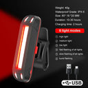 X Tiger Super Bright USB Rechargeable Rear Bike Light X Tiger Super Bright USB Rechargeable Rear Bike Light