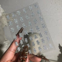 Butterfly and Fruit Nail Sticker Set with 5D Floral Designs Butterfly and Fruit Nail Sticker Set with 5D Floral Designs