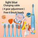 Colorful Cartoon Sonic Electric Toothbrush for Kids Waterproof Colorful Cartoon Sonic Electric Toothbrush for Kids Waterproof