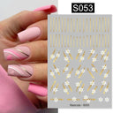 Elevate Your Style with Chic 3D Nail Art Decals Set Elevate Your Style with Chic 3D Nail Art Decals Set