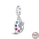 Sparkling Zircon Heart Charm Pendant Sterling Silver Jewelry Sparkling Zircon Heart Charm Pendant Sterling Silver Jewelry