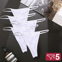 5 Piece Seductive Cotton G String Panties Set Intimates 5 Piece Seductive Cotton G String Panties Set Intimates