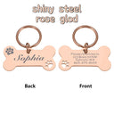 Personalized Steel Pet Name Tags for Dogs and Cats Personalized Steel Pet Name Tags for Dogs and Cats