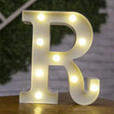 Battery Operated LED Alphabet Lights for Home Party Decor Battery Operated LED Alphabet Lights for Home Party Decor