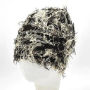 Knit Beanie Hat Stylish Y2K Paragraph Print Warm Cap Knit Beanie Hat Stylish Y2K Paragraph Print Warm Cap