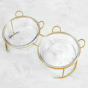 Elevated Glass Cat Bowls With Stand For Stylish Feeding Elevated Glass Cat Bowls With Stand For Stylish Feeding