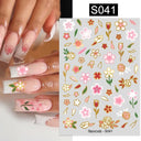 3D Sakura Blossom Nail Art Stickers for Elegant Designs 3D Sakura Blossom Nail Art Stickers for Elegant Designs