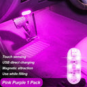 LED Car Mini Touch Light USB Charging Portable LED Car Mini Touch Light USB Charging Portable