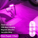 LED Car Mini Touch Light USB Charging Portable Auto Lamp LED Car Mini Touch Light USB Charging Portable Auto Lamp