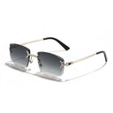 Stylish UV400 Rimless Square Sunglasses for Men and Women Stylish UV400 Rimless Square Sunglasses for Men and Women