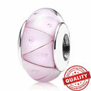Colorful Heart Murano Glass Charm Sterling Silver Pandora Colorful Heart Murano Glass Charm Sterling Silver Pandora