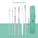 Stainless Steel Ear Pick Set for Gentle Ear Care Cleaning Stainless Steel Ear Pick Set for Gentle Ear Care Cleaning