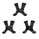 Cactus Jack Hip Hop Crew Socks Sporty Style For Occasions Cactus Jack Hip Hop Crew Socks Sporty Style For Occasions