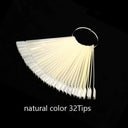 Clear Oval Fan Style False Nail Tips Display Stand Kit Set Clear Oval Fan Style False Nail Tips Display Stand Kit Set