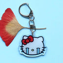 Anime Hello Kitty And My Melody Keychain Set For Fans Anime Hello Kitty And My Melody Keychain Set For Fans