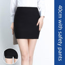 Chic Gray Elastic Skirt: Modern Woman's Fashion Upgrade Chic Gray Elastic Skirt: Modern Woman's Fashion Upgrade
