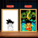 Dragon Ball Z Goku Vegeta LED Night Light Photo Frame Dragon Ball Z Goku Vegeta LED Night Light Photo Frame