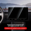 Tesla Model 3 Y Anti Glare HD Glass Screen Protector Tesla Model 3 Y Anti Glare HD Glass Screen Protector