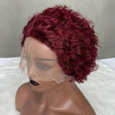 Short Bob Pixie Cut Human Hair Lace Front Wig Versatile Short Bob Pixie Cut Human Hair Lace Front Wig Versatile