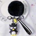 Cute Animal Keychains with Fluffy Fur Ball Bag Pendant Cute Animal Keychains with Fluffy Fur Ball Bag Pendant