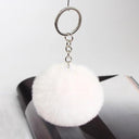 Cute Animal Keychains with Fluffy Fur Ball Bag Pendant Cute Animal Keychains with Fluffy Fur Ball Bag Pendant