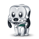 New 925 Sterling Silver Wolf Head Dumbo Pendant Beads New 925 Sterling Silver Wolf Head Dumbo Pendant Beads