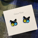 Kiss Jewelry Cute Monster Eyes Stud Earrings Trendy Kpop Fashion Gift Kiss Jewelry Cute Monster Eyes Stud Earrings Trendy Kpop Fashion Gift