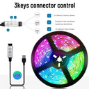 Color-Changing LED Smart Strip Lights with Music Sync App Control Color-Changing LED Smart Strip Lights with Music Sync App Control
