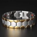 Zinc Alloy Magnetic Detox Bracelet for Men Lymph Drainage Zinc Alloy Magnetic Detox Bracelet for Men Lymph Drainage