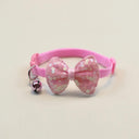 Pet Bow Bell Collar Elevates Furry Friend Style And Safety Pet Bow Bell Collar Elevates Furry Friend Style And Safety