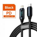 Toocki PD Fast Charging Cable For iPhone iPad LED Indicator Toocki PD Fast Charging Cable For iPhone iPad LED Indicator