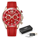LIGE Men's Chronograph Watch Stylish Quartz Timepiece Design LIGE Men's Chronograph Watch Stylish Quartz Timepiece Design