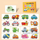 Montessori Animal Puzzle Cards: Cognitive Development Game Montessori Animal Puzzle Cards: Cognitive Development Game