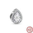 Crown Flowers Heart Silver Bead Charm Pandora Accessory Crown Flowers Heart Silver Bead Charm Pandora Accessory